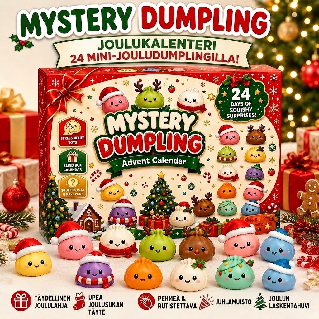🎄Mystery Dumpling – Joulukalenteri 24 minijouludumplingilla