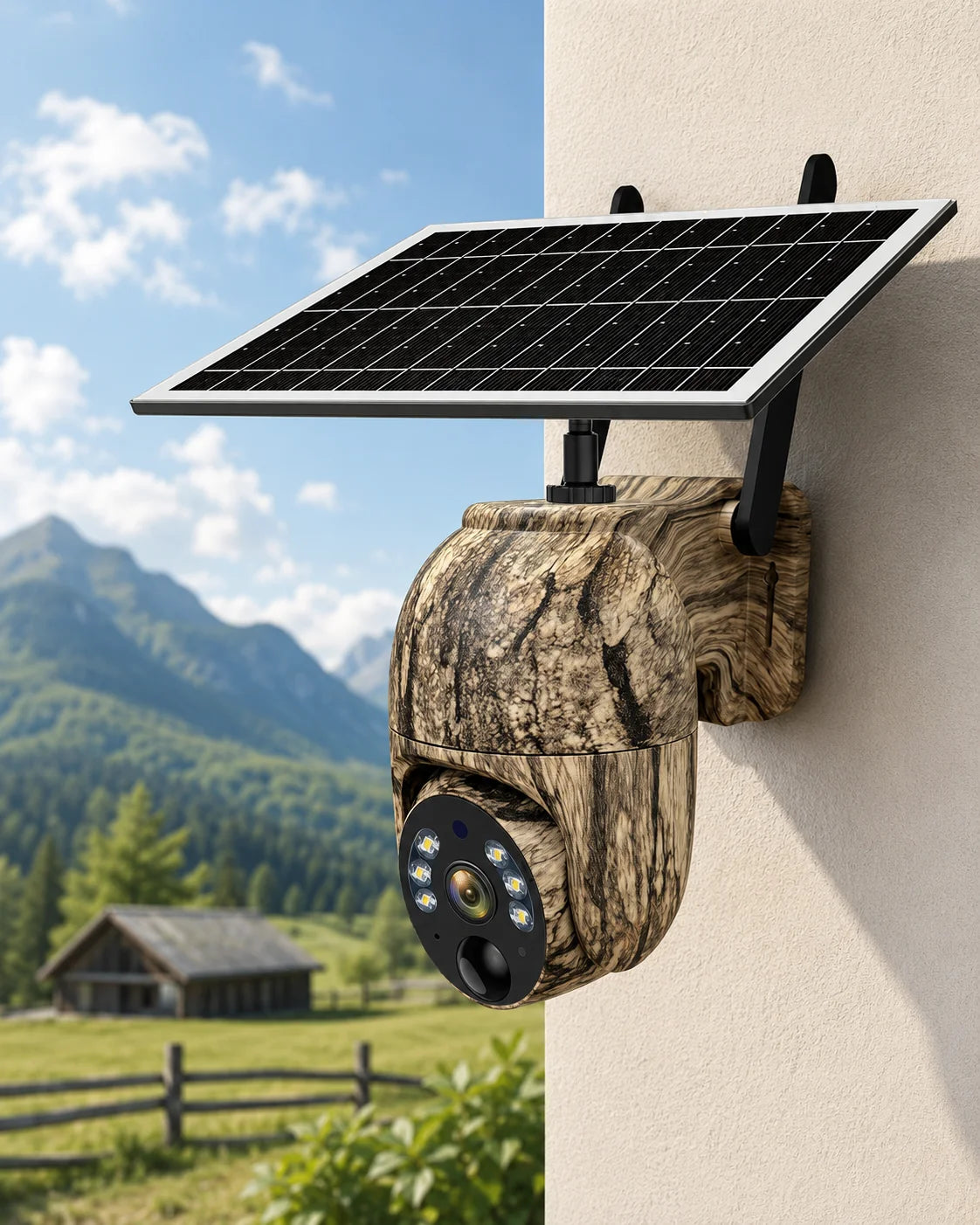 SolarWatch 360 Camo - Aurinkokäyttöinen langaton valvontakamera