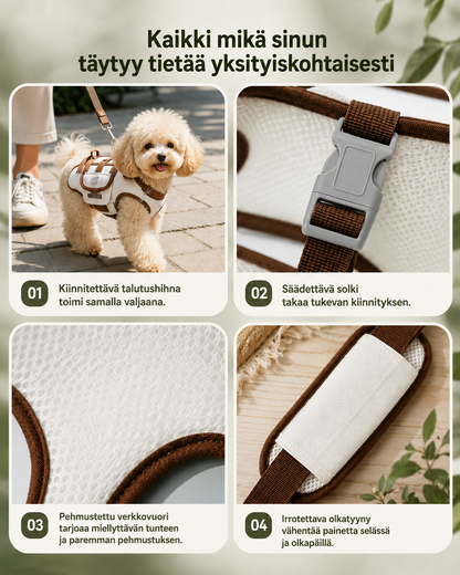 PawTrail Companion Carrier – Pehmytmateriaalinen lemmikkikantolaukku