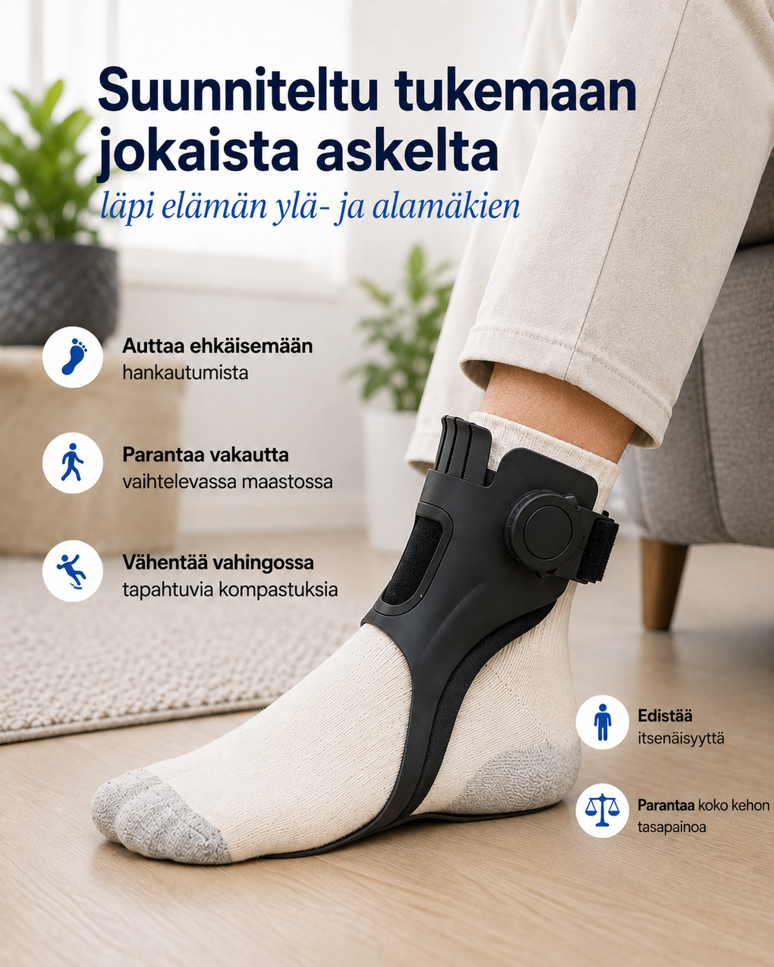 StrideLift Foot-Up -tukiortoosi