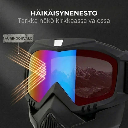 Naarmuuntumaton urheilumaski