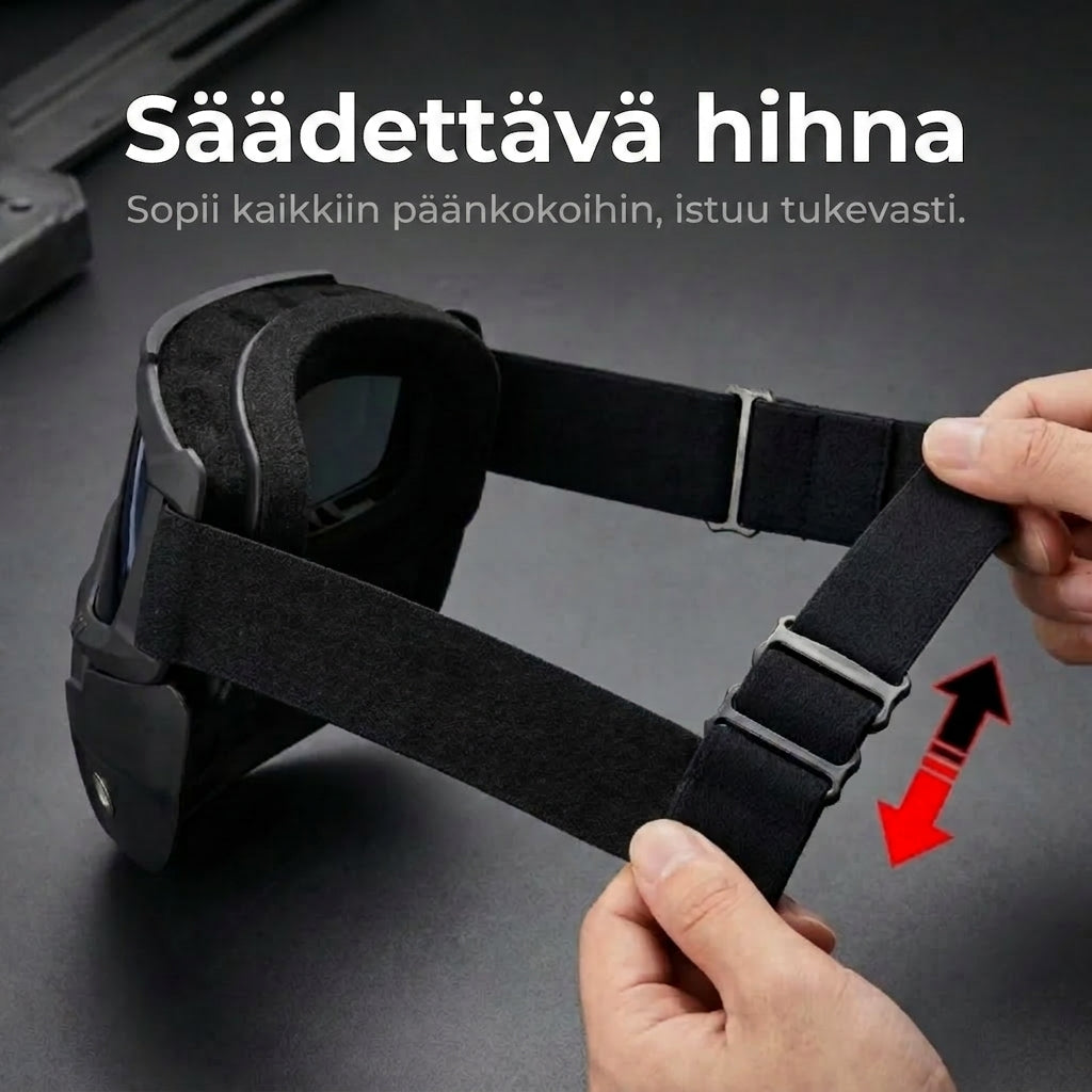 Naarmuuntumaton urheilumaski