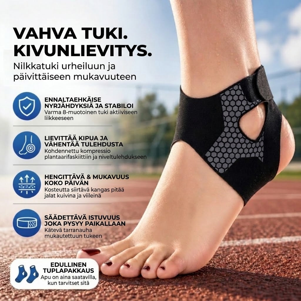 Vakauttava nilkkatuki